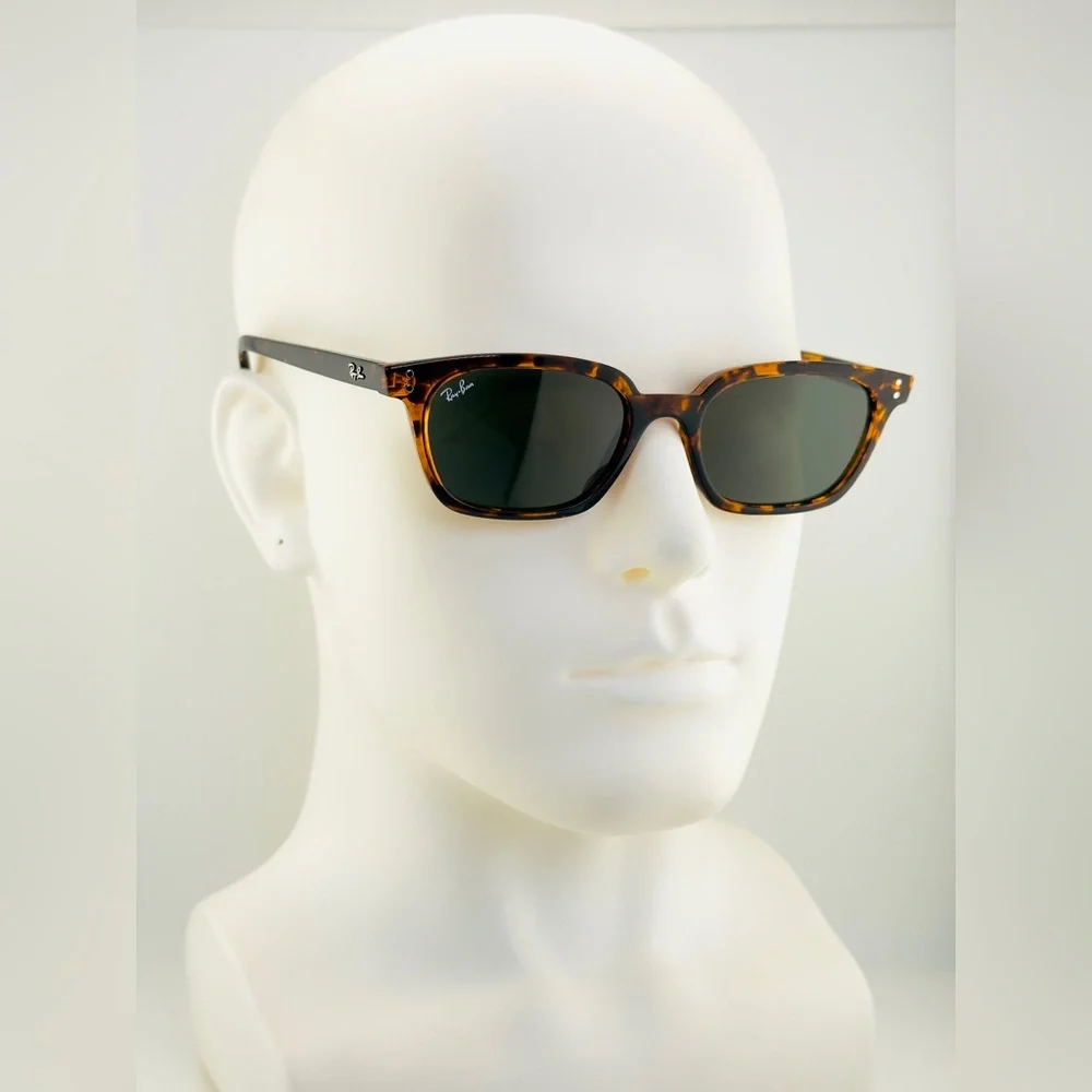 Ray-Ban Sunglasses RB4456 Zaya Bio Based Polished Havana Frame Gray Lens UNISEX! - Picture 2 of 14
